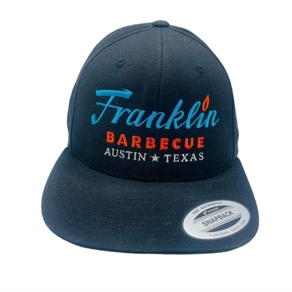 Franklin Barbeque BBQ Austin Texas Green Baseball Cap - Picture 10 of 11